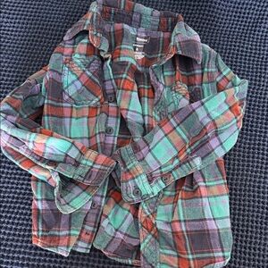Boys size 5 Sonoma Supersoft Flannel Shirt button down